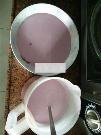 紫薯芒果雪媚娘的做法步骤2