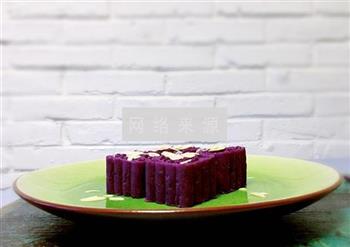 杏仁紫薯糕的做法步骤9