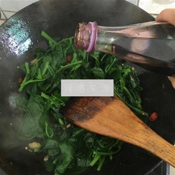 家常清炒木耳菜的做法步骤6