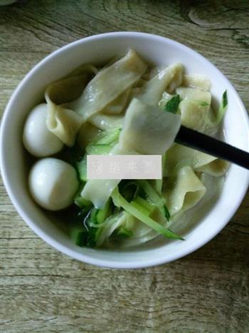 青丝面片汤的做法步骤2