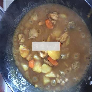 咖喱土豆炖鸡腿的做法步骤6