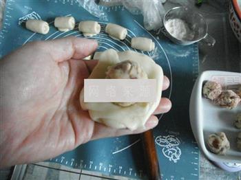 白芸豆蔓越莓酥皮月饼的做法步骤15