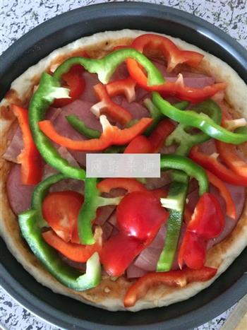 培根火腿披萨的做法图解8