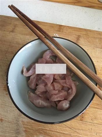 肉炒豇豆的做法步骤1