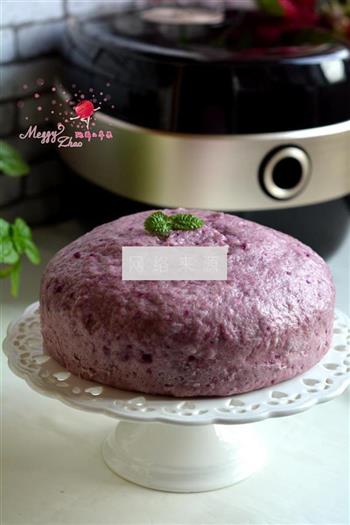 紫薯发糕的做法图解12