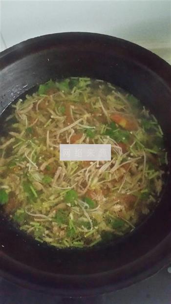 蔬菜肉丝汤的做法图解6