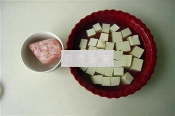 西红柿肉末烧豆腐的做法步骤1