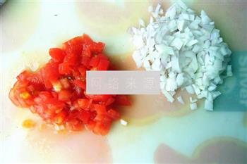 西红柿肉末烧豆腐的做法步骤2