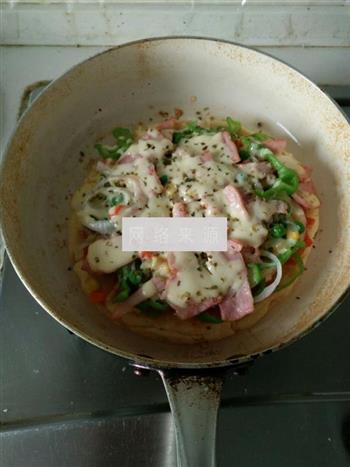 平底锅披萨的做法步骤11