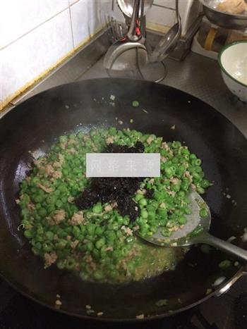 橄榄菜肉沫炒豆角的做法图解8