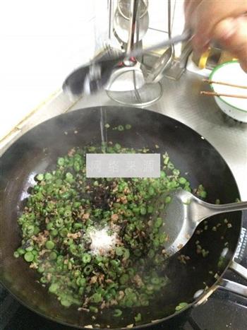 橄榄菜肉沫炒豆角的做法图解9