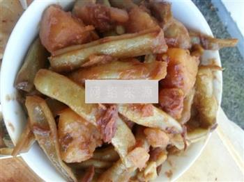 土豆豆角烀饼家常菜的做法步骤12