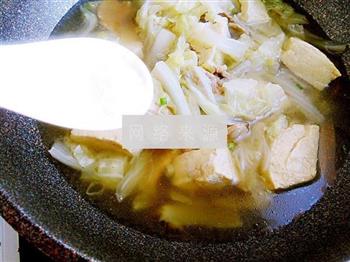 白菜炖冻豆腐的做法步骤12