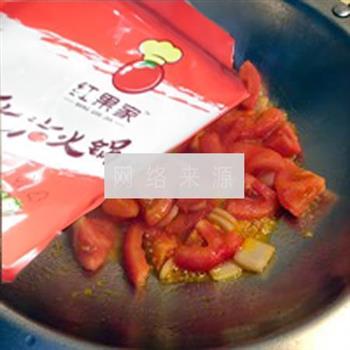 红果家番茄鱼片饭的做法步骤4