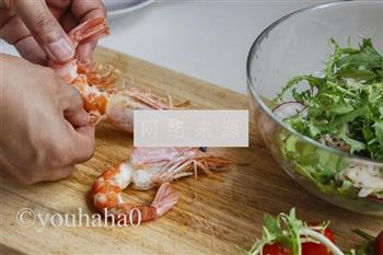 油醋汁红虾沙拉的做法步骤11