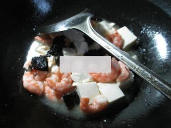 紫菜虾仁豆腐的做法步骤6