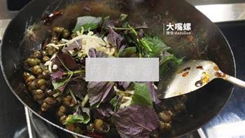紫苏炒石螺的做法步骤9