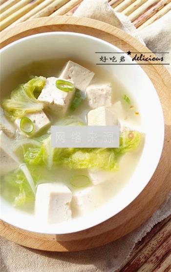白菜炖豆腐的做法步骤10