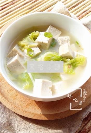 白菜炖豆腐的做法图解11