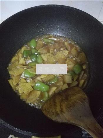 家常青椒土豆片的做法步骤7
