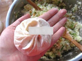 菜瓜虾米素大包的做法步骤10