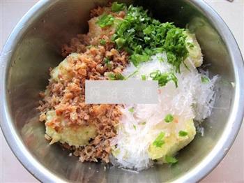 菜瓜虾米素大包的做法图解5