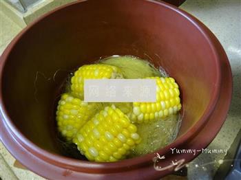 玉米连须炖水的做法图解4
