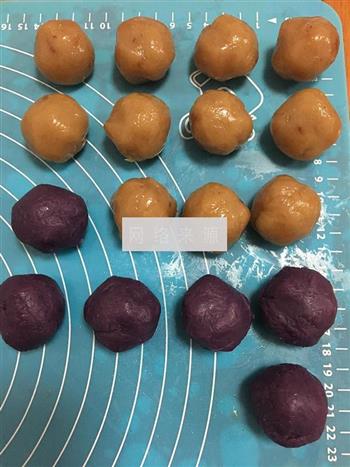 紫薯冰皮月饼和莲蓉冰皮月饼的做法图解11