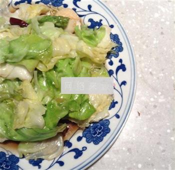 炝炒圆白菜的做法步骤10