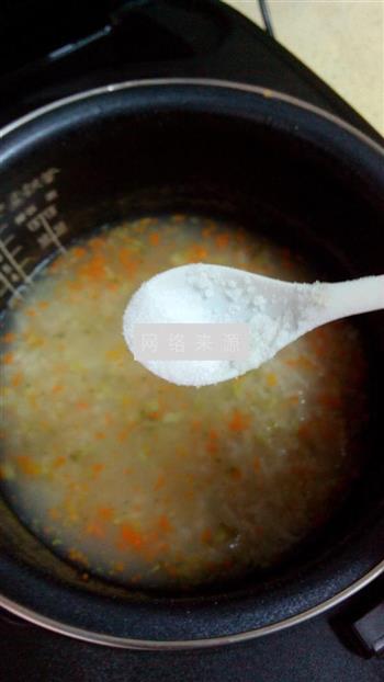 蔬菜糙米粥的做法步骤6
