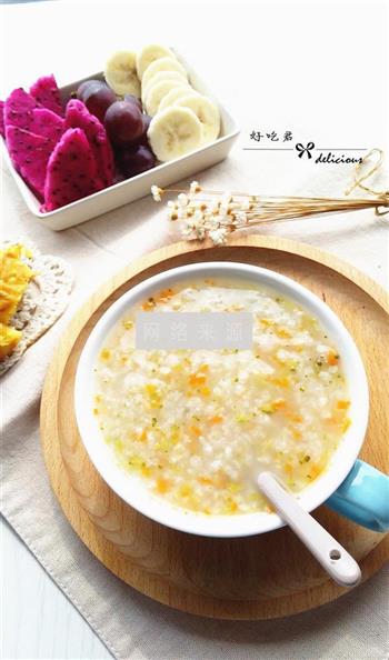 蔬菜糙米粥的做法步骤8