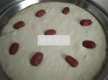 奶香红枣大米发糕的做法步骤6