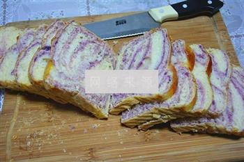 液种紫薯吐司的做法步骤14