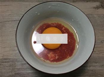 肉饼蒸蛋的做法图解2