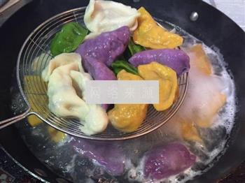 彩色蔬菜饺子的做法图解8