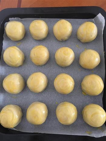 紫薯蛋黄酥和红豆蛋黄酥的做法步骤30