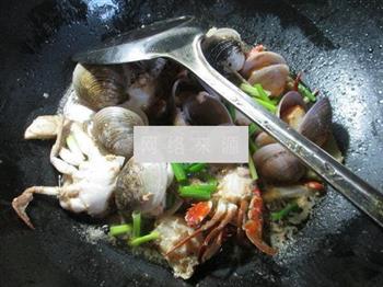 圆蛤煮螃蟹的做法图解11