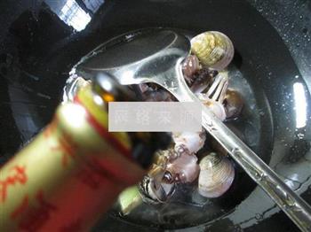 圆蛤煮螃蟹的做法图解6