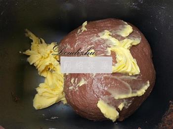 可可麻薯软欧包的做法步骤4