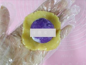 广式紫薯月饼的做法步骤4