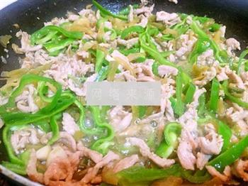 榨菜青椒炒肉丝的做法步骤10