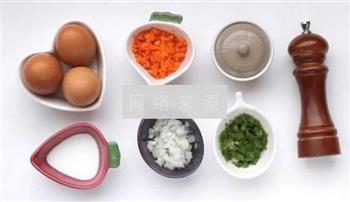 蔬菜鸡蛋卷的做法步骤1