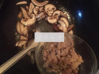 鲜香菇炒肉丝的做法步骤4