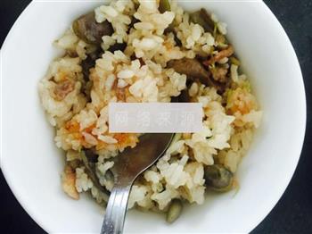 扁豆焖饭的做法步骤6