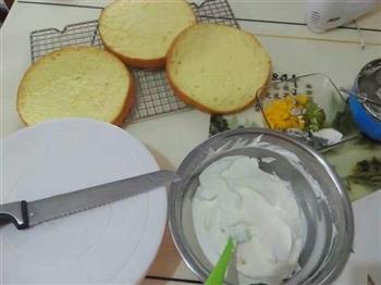 奥利奥芒果奶油蛋糕的做法步骤10