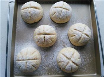 低脂麦麸紫薯面包的做法步骤9
