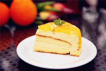 香橙卡仕达慕斯蛋糕的做法步骤26