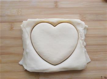 爱心椰蓉千层面包的做法图解10