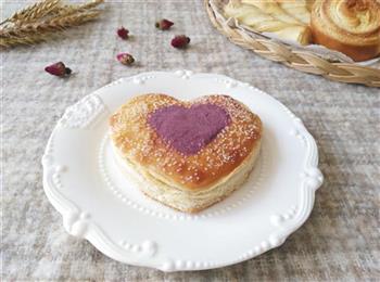 爱心椰蓉千层面包的做法步骤15