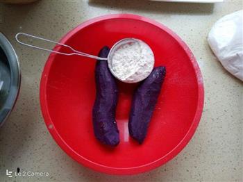 芝麻紫薯球的做法步骤1